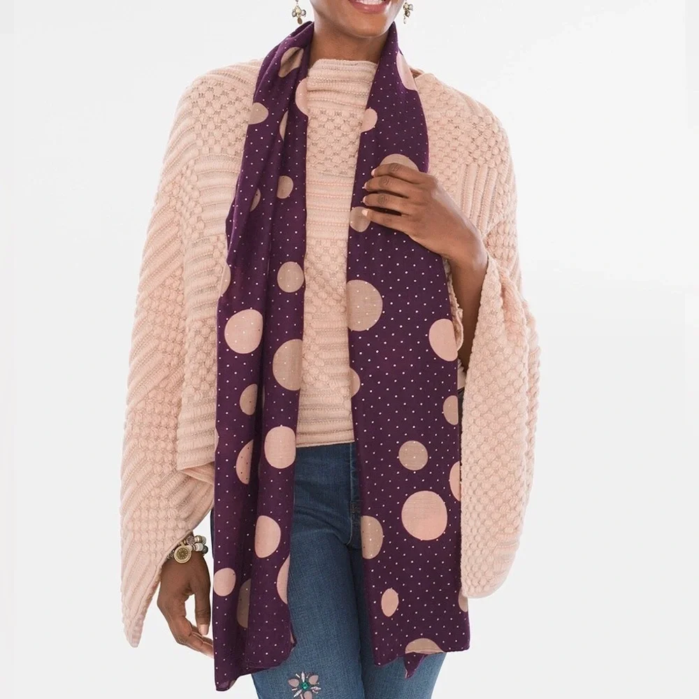Chico’s Polka Dot Scarf
